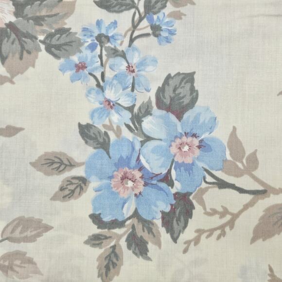 Vtg Joan Kessler Fabric Quilting Pastel Pink Floral Chintz Shabby 90s 45" 5yds - Picture 3 of 7